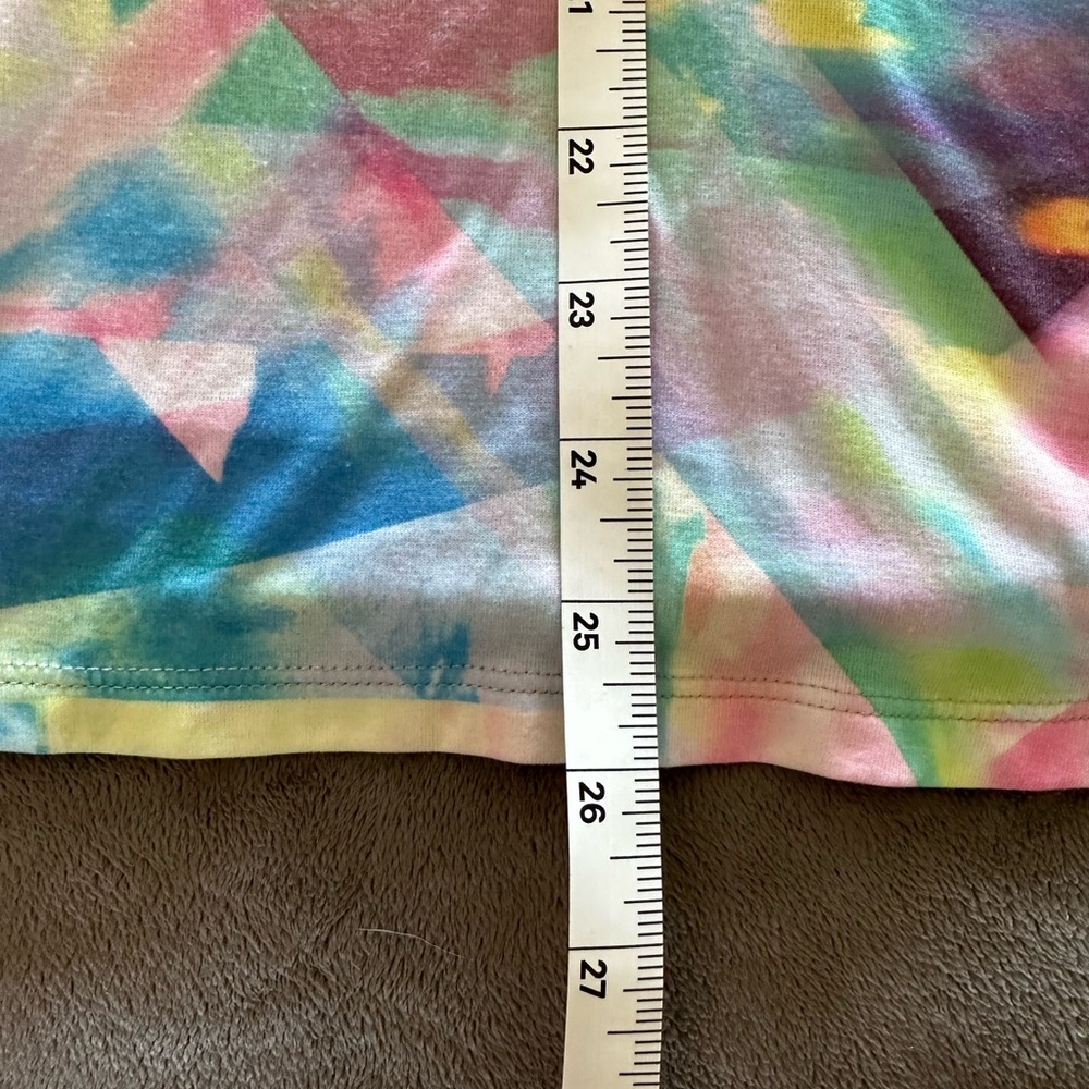 Colorful Tie Dye Lucy Tech Activewear Tank Top - Picture 7 of 8